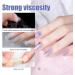 Nail Adhesive Tabs Jelly Double Sided Nail Adhesives | Press on Nails Sticky Tabs Glue Tabs Transparent Flexible for - Buy Online on GoSupps.com