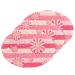 3-Pack Cleaning Kitchen Sponges Oval Flowers Stripes Kitchen Cellulose Dishwashing Wood Pulp Cotton one sizex3 Flowers Stripes