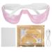 Electrical eye massage device vibration heating eye care device beauty tools accessories eye care devices treatment products for beauty care (pink)