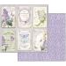 Stamperia International KFT Double-Sided Paper Pack - Lilac Multicoloured 12x12 (30.5 x 30.5 cm) - 10 Sheets - Buy Online on GoSupps.com