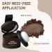 Veronni Hairline Concealer Powder - Dark Brown 1 Fl Oz | Thinning Hair & Gray Root Coverage for Men & Women - International Shipping Available - Buy Online on GoSupps.com