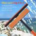Squeegee Window Cleaner - Glass Washer Screen Wiper | Window Cleaning Wiper with Three Brush Heads | 360-Degree Rotating Stain Removal Tool for Tiles Shower Door Glass Door Window Cars - Buy Online on GoSupps.com