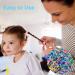 2000 PCS Mini Rubber Bands for Hair with Colorful Elastics - Kids & Baby Hair Ties Set with Topsy Tail Tools | YLYL Multicolor - Buy Online on GoSupps.com