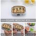 Ancient Egypt Print Pill Box for Women - 2 Compartment Portable Medicine Organizer - Decorative Metal Pill Case for Pocket or Purse - Buy Online on GoSupps.com