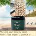 Mava Curl Defining Cream - Coconut Oil & Bamboo Extracts for Chemically Treated & Coarse Hair | 16oz - International Shipping Available - Buy Online on GoSupps.com