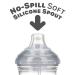 Nuby Tritan No-Spill Trainer Cup with Silicone Spout & 360 Weighted Straw - Gray, 5 Inch - Pack of 1 - Buy Online on GoSupps.com