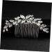 FRCOLOR Bride Hair Comb 1pc Bridal Comb Bridal Rhinestone Headwear Wedding Hair Clip Crystal Hair Side Comb Small Soap Tiara Handmade Headwear Decor Decorate Alloy Bride Manual - Buy Online on GoSupps.com