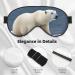 SSIMOO Polar Bear Sleep Mask - Adjustable Breathable Eye Mask for Comfortable Sleep | International Shipping Available - Buy Online on GoSupps.com