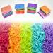 Inscraft Rubber Bands Refill Kit - 12750+ Premium Loom Bands in 26 Colors with 500 Clips and Hooks - Kids Bracelet Weaving DIY Crafting Set - Buy Online on GoSupps.com