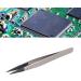 Point Tip Tweezers Anti Static Tweezers Black High Hardness Precise Carbon Fiber Plastic Tweezers for Electronics Jewelry Making Laboratory Work Repair - Buy Online on GoSupps.com