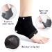 Moisturizing Gel Socks for Cracked Heels Treatment - Open Toe Silicone Spa Socks for Dry Feet Care (2 Pairs - Black & Gray) - Perfect for Women - Buy Online on GoSupps.com