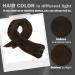 Moresoo Weft Hair Extensions Brown Human Hair Weft Dark Brown Sew in Hair Extensions 22 Inch 100g/Pack #4 22 Inch(Pack of 1) WEFT #4 - Buy Online on GoSupps.com