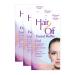 Hair Off Facial Buffer - All-Natural, Pain & Chemical Free Hair Removal - Exfoliates Skin - Slows & Lessens Regrowth - Good for Travel & Touch-Ups (3 Buffers Per Box, Pack of 3)