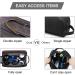 Men's Travel Toiletry Bag - BAGSMART Organizer Dopp Kit, Water-Resistant Shaving Bag, Large Grey Canvas - Large Size - Buy Online on GoSupps.com