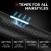 MiroPure 1 1/4 Inch Curling Iron - Tourmaline Ceramic Ionic Technology Professional Dual Voltage Wand Glove Included - International Shipping Available - Buy Online on GoSupps.com