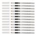 TOPBATHY 12 pi ces Crayons Eyeliner Blanc Stylo Maquillage Polyvalent pour Yeux L vres Salon Beaut Usage Professionnel et Personnel