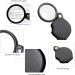 15-Fold Pocket Magnifying Glass | Portable Magnifier with Cleaning Cloth & Storage Bag | Ideal for Reading & Detailed Viewing - Buy Online on GoSupps.com
