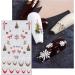 JMEOWIO 3D Embossed Christmas Nail Art Stickers Decals Self-Adhesive 5D Snowman Snowflake Winter Holiday Nail Supplies Nail Art Design Decoration Accessories 4 Sheets - Buy Online on GoSupps.com