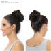 BUYOGET Messy Bun Hair Pieces For Women Hair Bun Extension Updo Curly Messy Bun Donut Hair Chignons Scrunchie Dark Brown - Buy Online on GoSupps.com