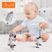 AIBYKS Baby Discovering Mirror | Sensory Infant Mirror for Tummy Time | Crib Bells & Fabric Book | Ideal for Newborns 0-12 Months - Buy Online on GoSupps.com