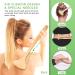 Large Curved Bamboo Back Scratcher with 59 Wooden Points - Instant Itch Relief & Back Massager for Men Women Adults | Curved Handle & Air Cushion Design (White) - Buy Online on GoSupps.com