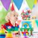 Glitter Paper Cake Topper - Birthday Party Supplies for Kids - Buy Online on GoSupps.com