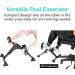 Ahmed Folding Under Desk Bike Pedal Exerciser - Arm/Leg Fitness Exercise - Portable Home Workout (Black) - Buy Online on GoSupps.com