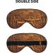 SSIMOO Native American Soft Sleep Eye Mask | Breathable Eye Patch for Women | Perfect Travel & Relaxation Accessory - Black - Buy Online on GoSupps.com