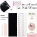 DMQ Semi Cured Gel Nails Strips 20 Stickers Nail Wraps Soft Self-Adhesive Gel Nail Stickers Pink White Gel Nail Strips for French Nails Manicure Nail Wraps - UV/LED Lamp Required Pink White Diamond - Buy Online on GoSupps.com
