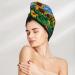 Hair Towel Wrap for Quick Drying - Sunflower Button Towel Turban | Soft & Absorbent - Buy Online on GoSupps.com