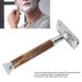 Buy Eco-Friendly Bamboo Double Edge Razor | Plastic-Free Travel Safety Razor for Men - Perfect Shave Without Blade - Buy Online on GoSupps.com