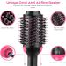 VASLON Hot Air Brush One Step Hair Dryer & Volumizer Hair Dryer Brush 4-in-1 Professional Negative Ions Brush Blow Dryer Hair Curler Hair Straightenerir Brush Salon Hair Tool for All Hairstyle Reduce Hair Frizz and Static - Buy Online on GoSupps.com