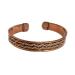 Best Gift! American Ayurveda Copper Bracelet for Men Women Arthritis Joint Pain Two Powerful Magnets Effective Natural Pain Relief Grounding Mental Agility Golf Adjustable Cuff