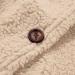 Hanxiulin Fleece Plush Jacket for Women | Warm Zipper Wool Coat | Lightweight Hooded Winter Jacket | 3XL Khaki Outdoor Tops - Buy Online on GoSupps.com