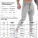 Wangdo Men's Slim Joggers - Grey Small | Gym Workout Pants for Running & Training - Buy Online on GoSupps.com