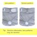 Hisprout Female Dog Diaper - Reusable Washable & Durable Pants for Dogs | Gray Footprints MM Size - Buy Online on GoSupps.com