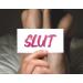 Kink Ink 34 x Slut Temporary Tattoo A4 Sheet - Bold & Edgy Designs - Buy Online on GoSupps.com