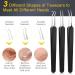 Pimple Popper Tool Kit - 15 PCS Professional Stainless Steel Blackhead Remover Set for Acne Removal - Includes Metal Case - Black - Buy Online on GoSupps.com