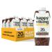 Chocolate Vegan Plant Protein Shakes by Happy Viking, Created by Venus Williams, 20g of protein, Omega-3, 9 Amino Acids and BCAAs, Gluten-Free, Non-GMO, Ready to Drink, Pack of 12 (11oz) Chocolate 11 Fl Oz (Pack of 12)