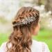 Bride Wedding Crystal Hair Vine Rhinestone Headband - Bridal Hair Accessories (Silver) - Buy Online on GoSupps.com