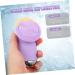 POPETPOP 1pc Facial Cleaning Device Facial Cleaning Machine Electric Facial Brush Manual Exfoliating Brush Face Brush Cleansing Brush Silica Gel Deep Cleaning Purple 10.8X6cm - Buy Online on GoSupps.com