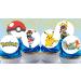 Pre-Cut Pokemon 1B Edible Stand up Wafer Paper Cupcake Toppers Cake Decorations Birthday Party (24) - Buy Online on GoSupps.com