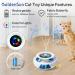 GoldenSun 3-In-1 Interactive Cat Toys for Indoor Cats - Rechargeable Smart Feather Toy with Balls, Butterfly Teaser, and 6 Attachments - Buy Online on GoSupps.com