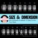 Tomicca Ultra Short Gel Nail Tips - 150 Pcs Soft Full Cover Coffin Nail Tips Set with Glue | Professional Salon Quality - 15 Sizes - Buy Online on GoSupps.com