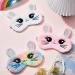 Kids Plush Sleep Mask 3-Pack - Colorful Rabbit Style Eye Cover for Girls - Buy Online on GoSupps.com