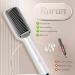 Hair Straightener Brush - 2 in 1 Anti-Scald Comb | Fast Heating Ceramic Flat Iron for Smoothing & Styling Women s Hair - Buy Online on GoSupps.com