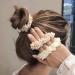Pearl Elastic Hair Ties Set - 5 Pieces Hair Bands for Women/Girls in 5 Colors - Buy Online on GoSupps.com