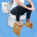 Squatty Potty Slim Teak Finish Toilet Stool - 7 Height Brown - Buy Online on GoSupps.com