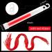 25 Ultra Bright 6 Inch Glow Sticks with Red Ribbon - 12 Hour Duration for Camping, Parties, and Emergency Kit - Buy Online on GoSupps.com