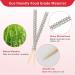 10+10 Candy Apple Kits AngleKai 10Pcs Bling Candy Apple Sticks/ 10Pcs Candy Apple Boxes/ 25 Yard Ribbon Rhinestone Caramel Apple Sticks Clear Candy Apple Boxes with Hole Silver White - Buy Online on GoSupps.com